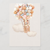 メニューベビーシャワーバルーン エンクロージャーカード (裏面)