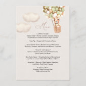 メニューベビーシャワーバルーン エンクロージャーカード (正面)