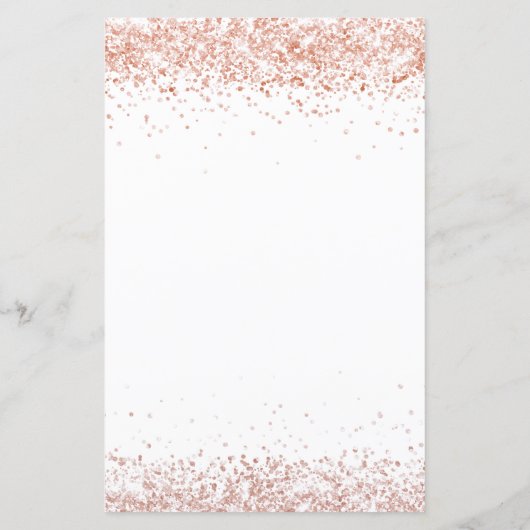 メニューホワイトローズ金ゴールドエレガントな結婚式 (裏面)