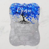 メニューメイソンジャールブルーハートリーフツリー水色 メニュー (正面)