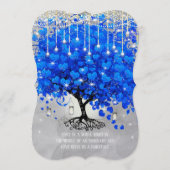 メニューメイソンジャールブルーハートリーフツリー水色 メニュー (裏面)