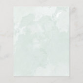 メニューユーカリセージ緑の水色 (裏面)