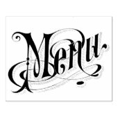 メニューヴィンテージラバーアートスタンプ ラバースタンプ (インプリント)