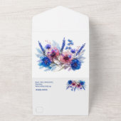 💍メニュー付パステルウィスパーズメドウズ オールインワン招待状 (外側)