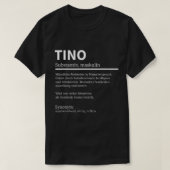 メニュー定義ティーノ名ことわざティーノ名T Tシャツ (デザイン正面)