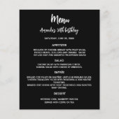 メニュー白黒 (正面)