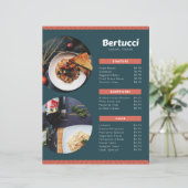 メニュー (スタンド正面)