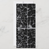 メニュー ウェディング レセプション スケルトン ハート ハンズ 招待状 (裏面)