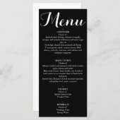 メニュー – スクリプト (正面/裏面)