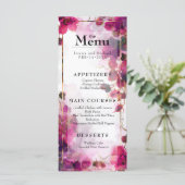 メニュー&ドリンク明るい赤紫色エンチャントメント:水彩 メニュー (スタンド正面)