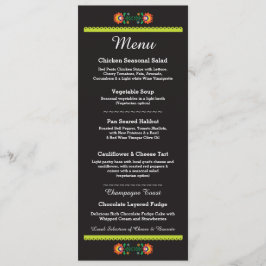 メニュー フィエスタ パーティー メキシカン ウェディング レセプション 招待状