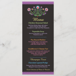 メニュー フィエスタ パーティー メキシカン パープル ウェディング レセプション