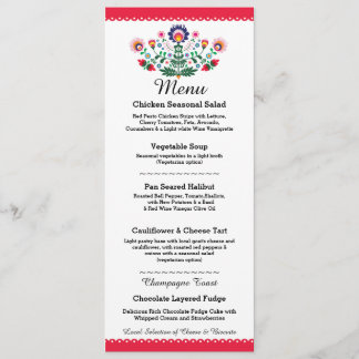 メニュー フィエスタ パーティー メキシカン レッド ウェディング レセプション