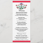 メニュー フィエスタ パーティー メキシカン レッド ウェディング レセプション (正面)