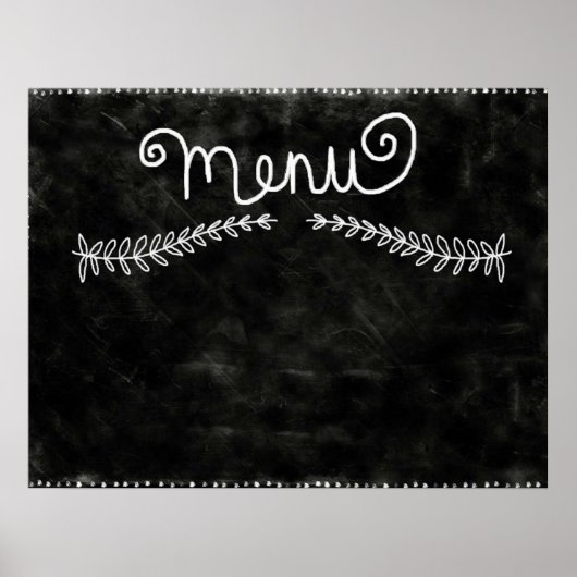 メニュー ポスター (正面)