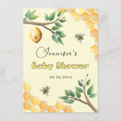 メニュー リトル ビー ベイビー シャワー (裏面)