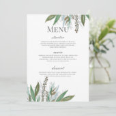 メニュー 招待状 (スタンド正面)