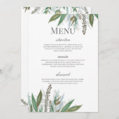 メニュー 招待状 (正面/裏面)