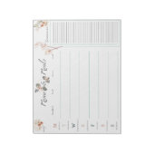 メニュー&食事プランナーパッド ノートパッド (回転)