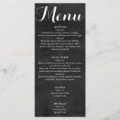 メニュー – Chalkboardスクリプト (正面)