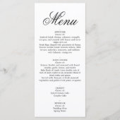 メニュー – THE 最高の Suite (正面)