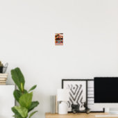 メニューQRコード写真入りビジネス名表示 ポスター (ホームオフィス)