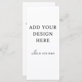 メニュ空白のーテンプレート(4 x 9) メニュー (正面/裏面)