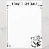 メニュ空白のーマスターシー縁どトフライヤー チラシ (正面)