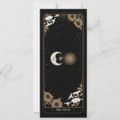 メニュ結婚ーのタロットサンムーン披露宴パーティー 招待状 (裏面)