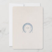 メニュ結婚ーのヴィンテージアールヌーボーバイミュシャ 招待状 (裏面)