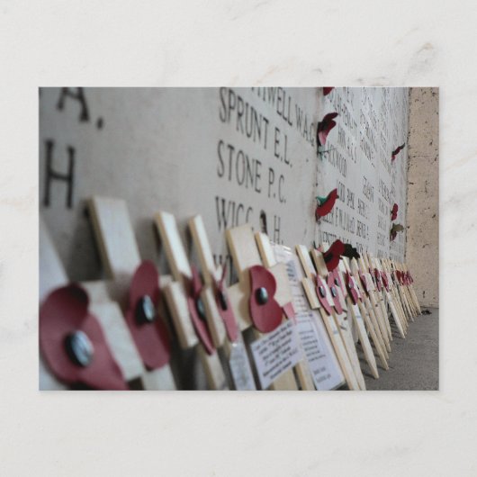 メニンゲート戦没者慰霊祭 ポストカード (正面)