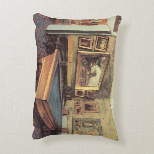 『メニール・ユベール邸のビリヤード室』（メニール・ユベールていのビリヤードしつ、英: The Bil アクセントクッション (裏面(縦))