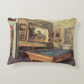 『メニール・ユベール邸のビリヤード室』（メニール・ユベールていのビリヤードしつ、英: The Bil アクセントクッション (裏面)