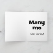 メニー誕生日エニー カード (内部)