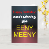メニー誕生日エニー カード (黄色い花)
