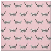 メヌクヌーンキャットピンク ファブリック (見本)