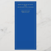 メヌボダスオロアズールビリンニュエスパノールイングレス メニュー (裏面)