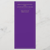 メヌボダスオロモラドビリンニュエスパニョールイングレ メニュー (裏面)