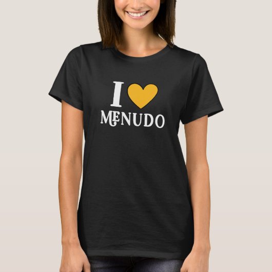 メヌードのメキシカン料理が大好き     15 Tシャツ (正面)