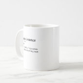 メネサンス コーヒーマグカップ (正面左)