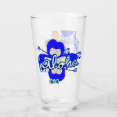 メネフネとハイビスカスの天気像 タンブラーグラス (裏面)