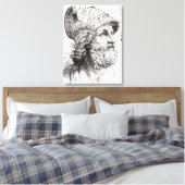 メネラーオス図解入りの、写真付きの、世界史より キャンバスプリント (インサイチュ (寝室))