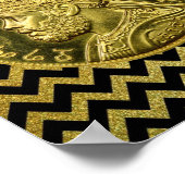 メネリックIIライオンラスタソロモン・ジャラスタファリのポスター ポスター (角)