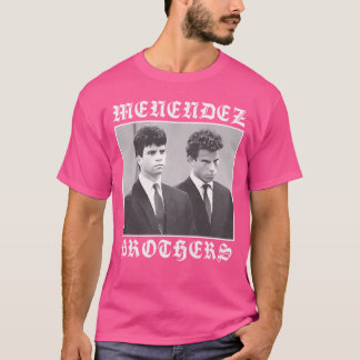 メネンデス・ブラザーズ90Sスタイルニヒリズムデザイン Tシャツ