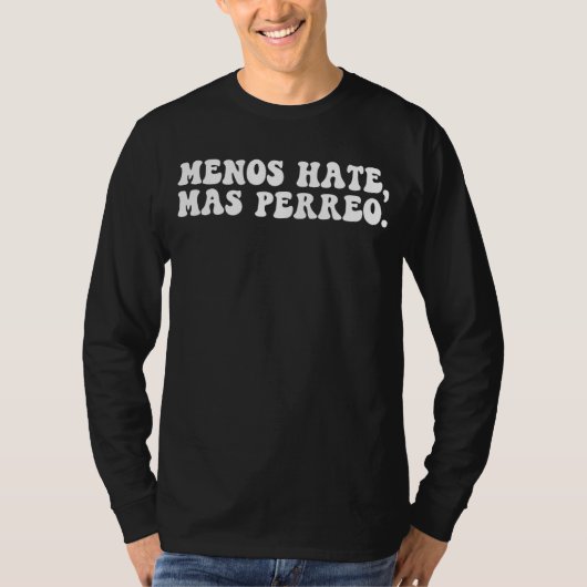 メノスヘイトマスペレオ引用文レカッコいいゲエダンス Tシャツ (正面)