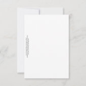 メノミン湖 ノートカード (裏面)