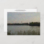 メノミン湖 ノートカード (正面/裏面)