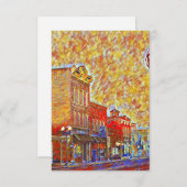 メノミーのダウンタウン7月 サンキューカード (正面/裏面)