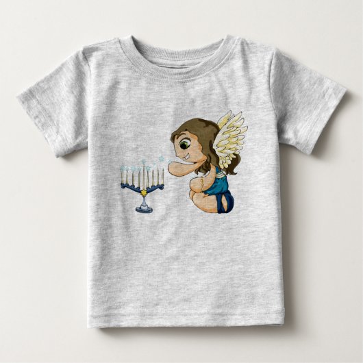 メノラの天使 ベビーTシャツ (正面)