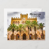 メノルカシタデラタウンホール ポストカード (正面/裏面)